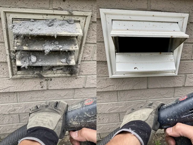 Professional dryer exhaust vent cleaning by Brunswick Dryer Vent Cleaning in Brunswick