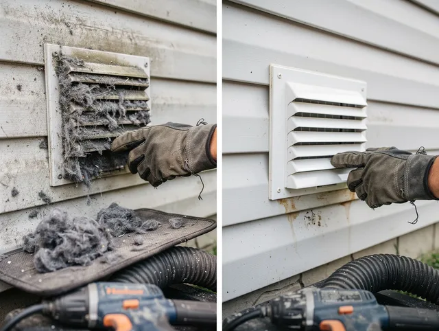 Residential dryer vent cleaning by Brunswick Dryer Vent Cleaning in Brunswick